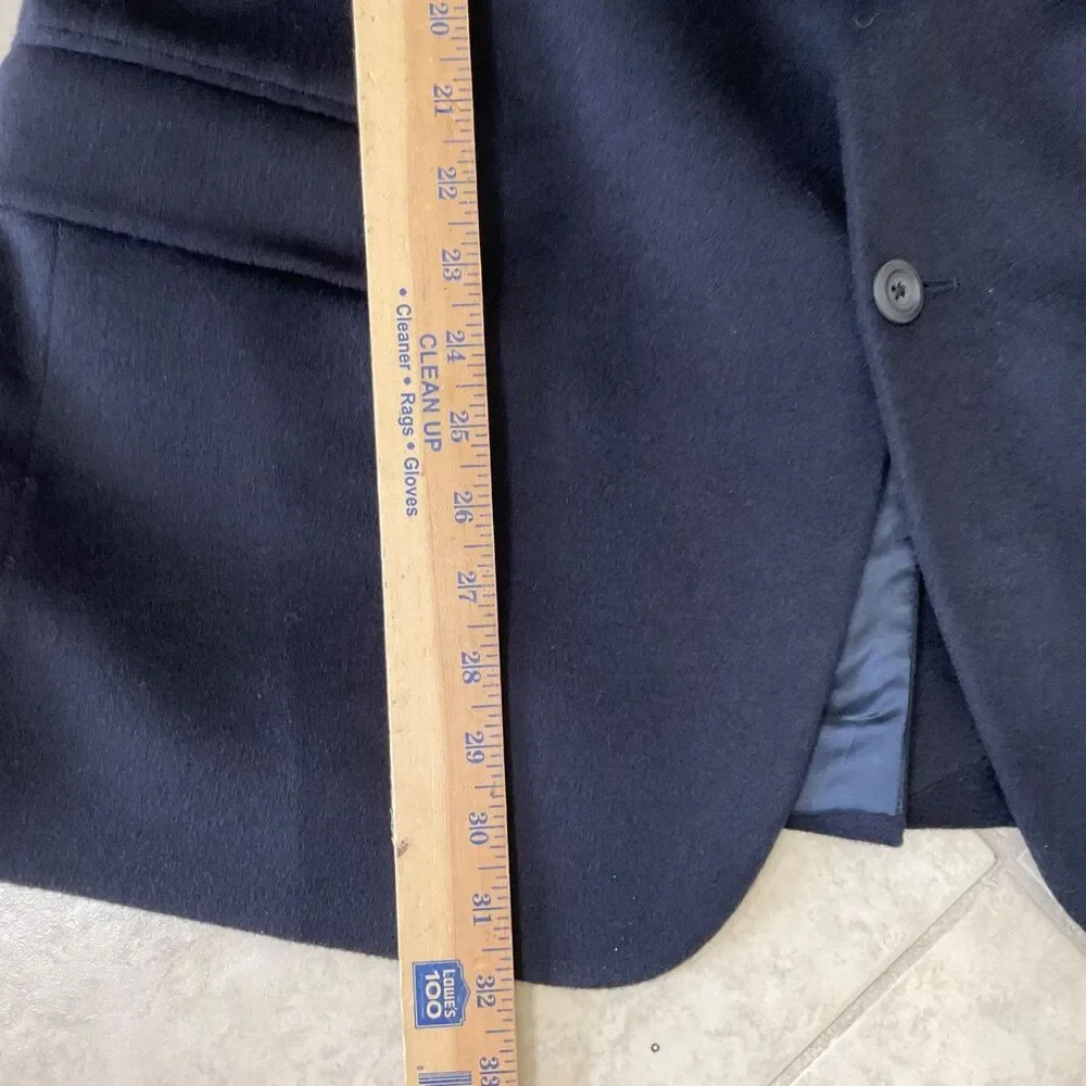 Harold Powell 100% Cashmere Blazer Men’s size 43L Notch 2-Button Made in Italy *